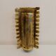 Brutalist flame cut brass wall lamp, designed by the famous Svend Aage Holm Sørensen Denmark
