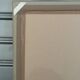 Deux Miroirs biseautés avec encadrement en finition effet or blanc vieilli