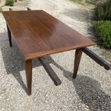 Table de ferme ancienne cerisier avec rallonges