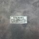 Bronze decorative plate Hermes Greece