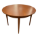 Large extendable French dining table in teak – 1960s