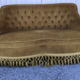 Bench velvet gold vintage