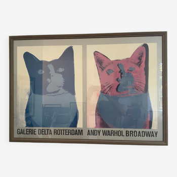 Affiche sérigraphiée d’Andy Warhol, Broadway, Galerie Delta Rotterdam, 1984 - Unique Pop Art
