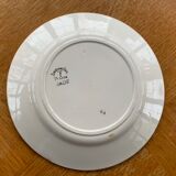 Set of 6 small plates jade model Badonviller art deco