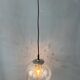 Suspension vintage en verre grainé Raak