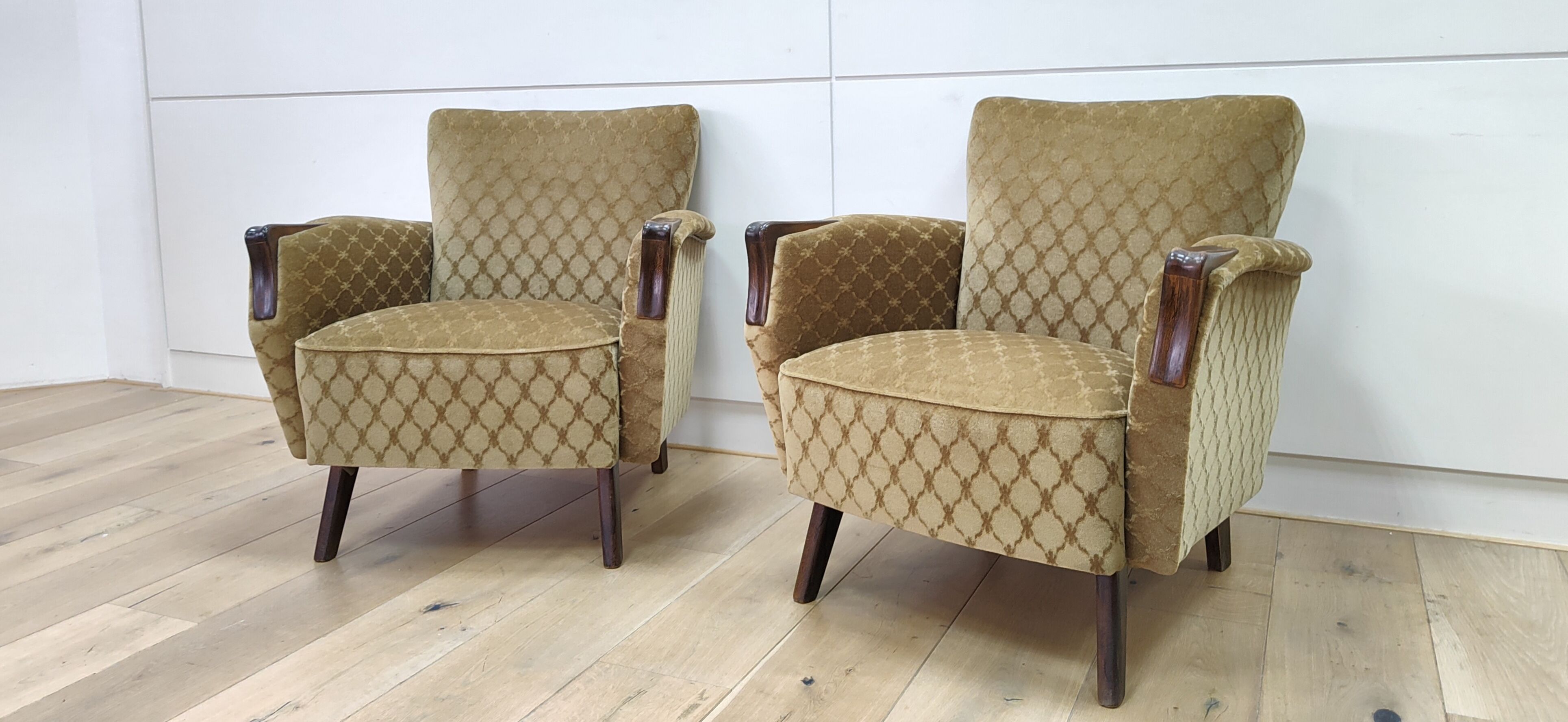 Set of 2 armchairs mid-century