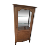 Argentier vitrine ancien en bois massif
