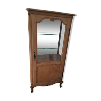 Antique solid wood display cabinet