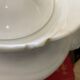 Large white porcelain teapot XIX