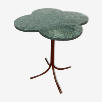 Table pedestal marble clover