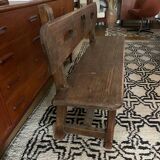 Vintage oak bench