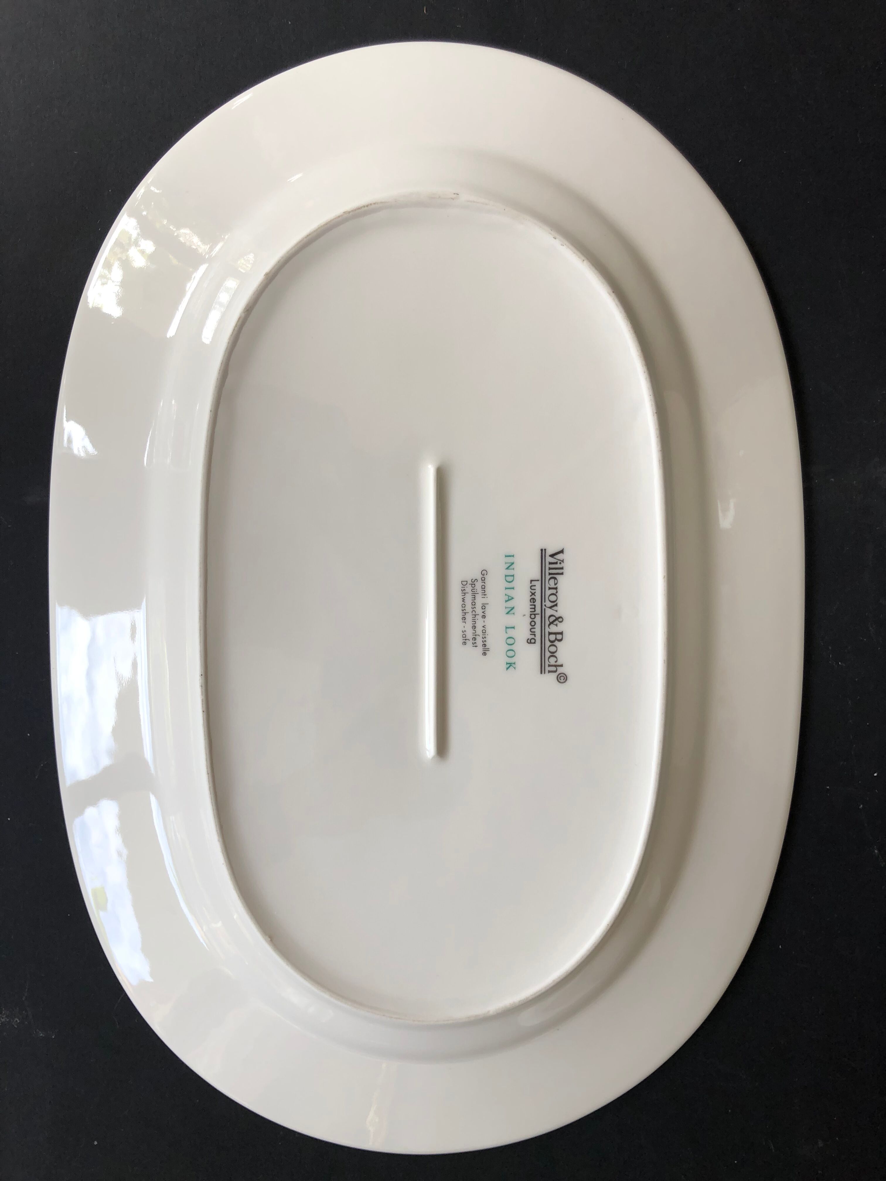 Plat oval Villeroy et Boch service Indian Look