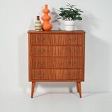 Scandinavian mahogany chest of drawers, 1950s
