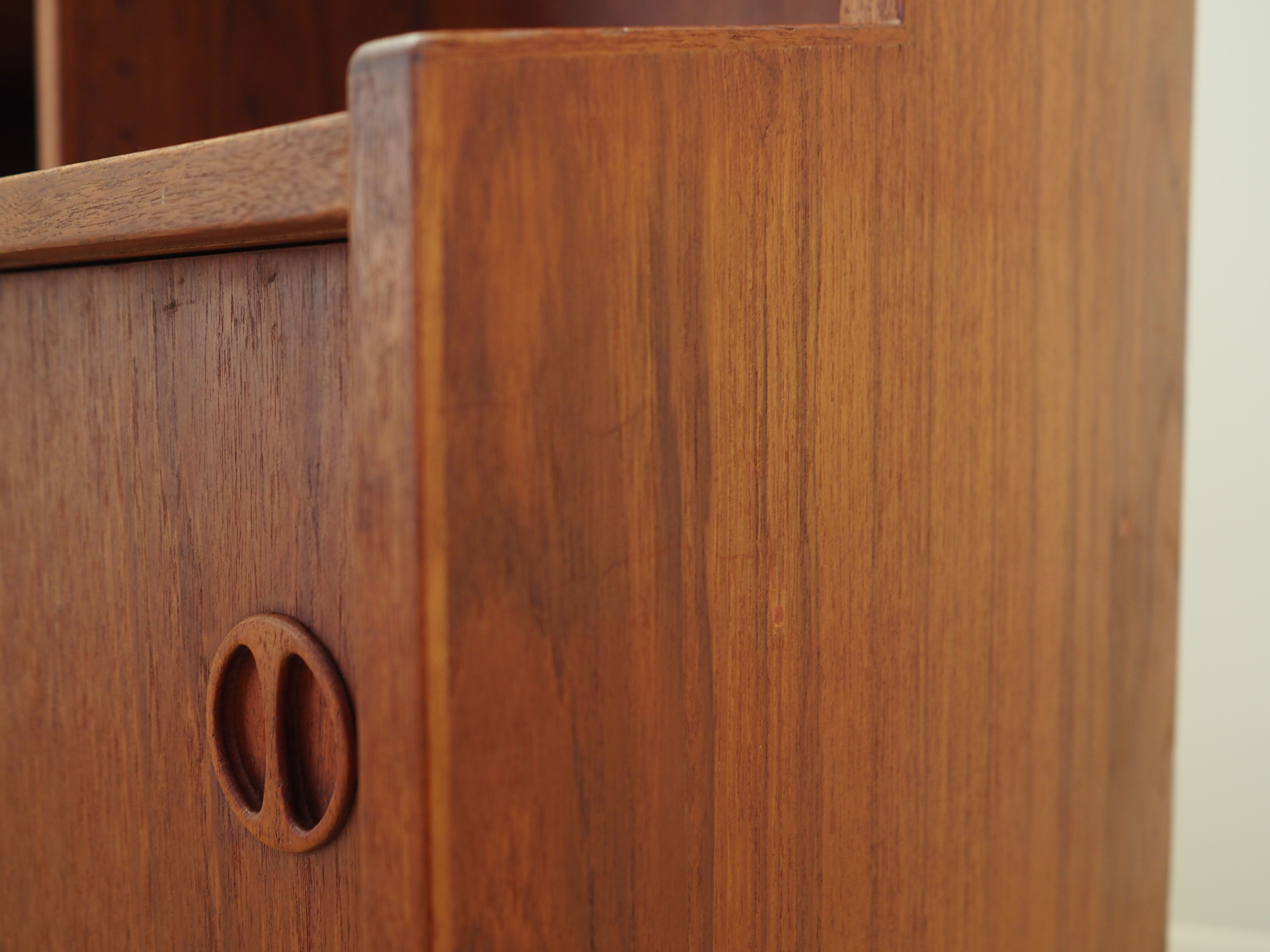 Teak bookcase, Danish design, 1970s, Denmark