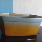 Oven glazed ceramic dish or terrine