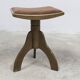 Reiner modell piano stool with vintage swivel screws 1960s