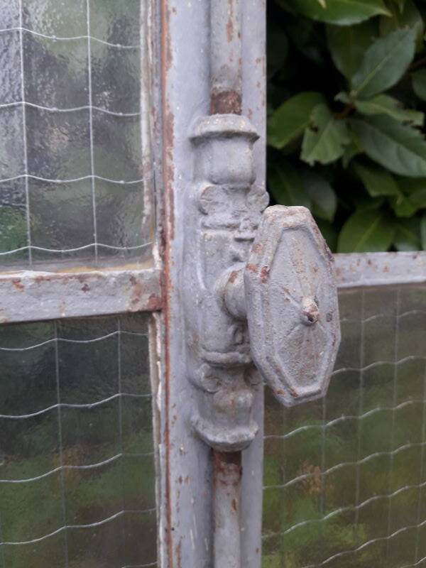 Window L107xH174 industrial curved metal glass roof frame reinforced glass