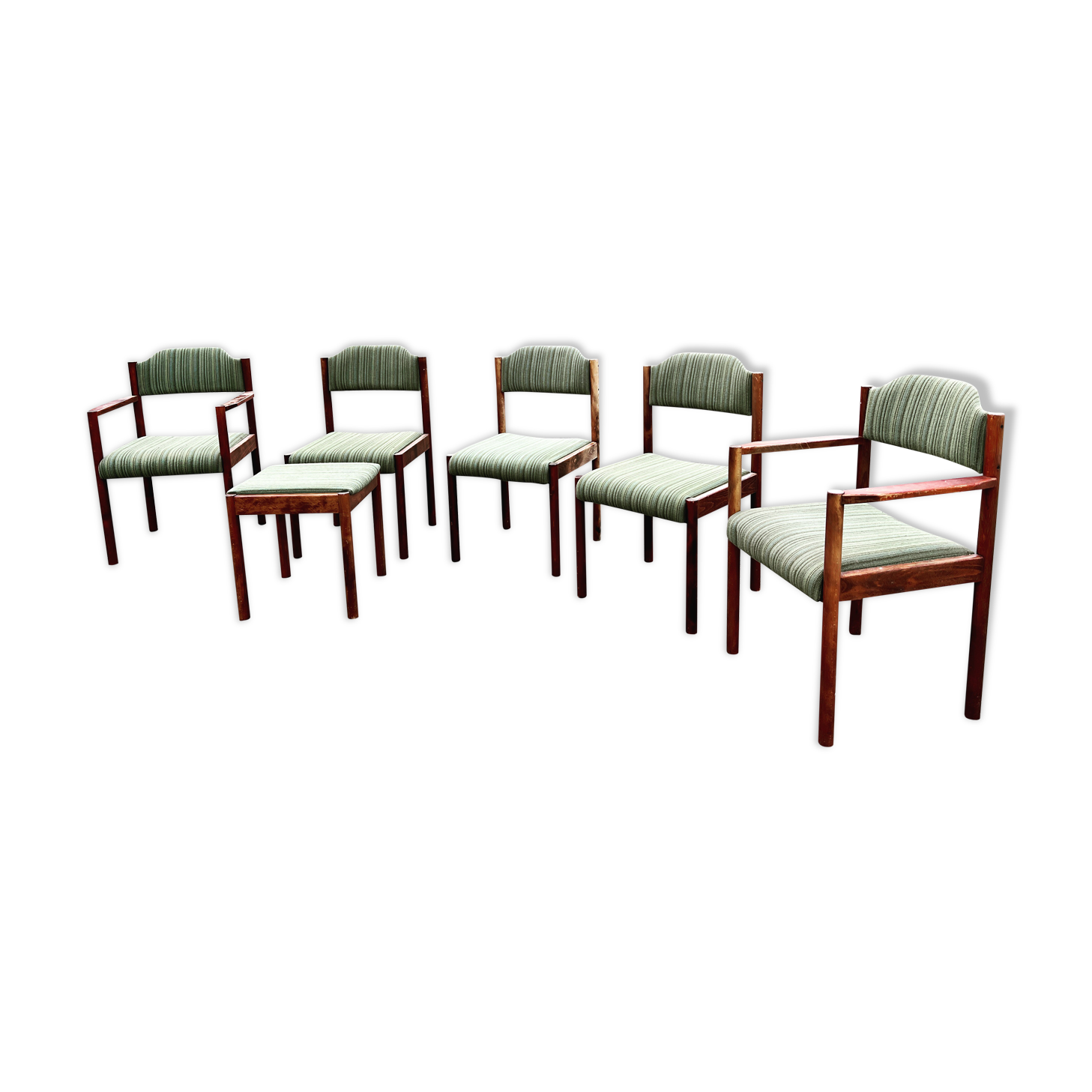 Scandinavian chair series armchair ottoman chair in rosewood