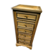Small 4-sided Louis XVI style walnut cabinet