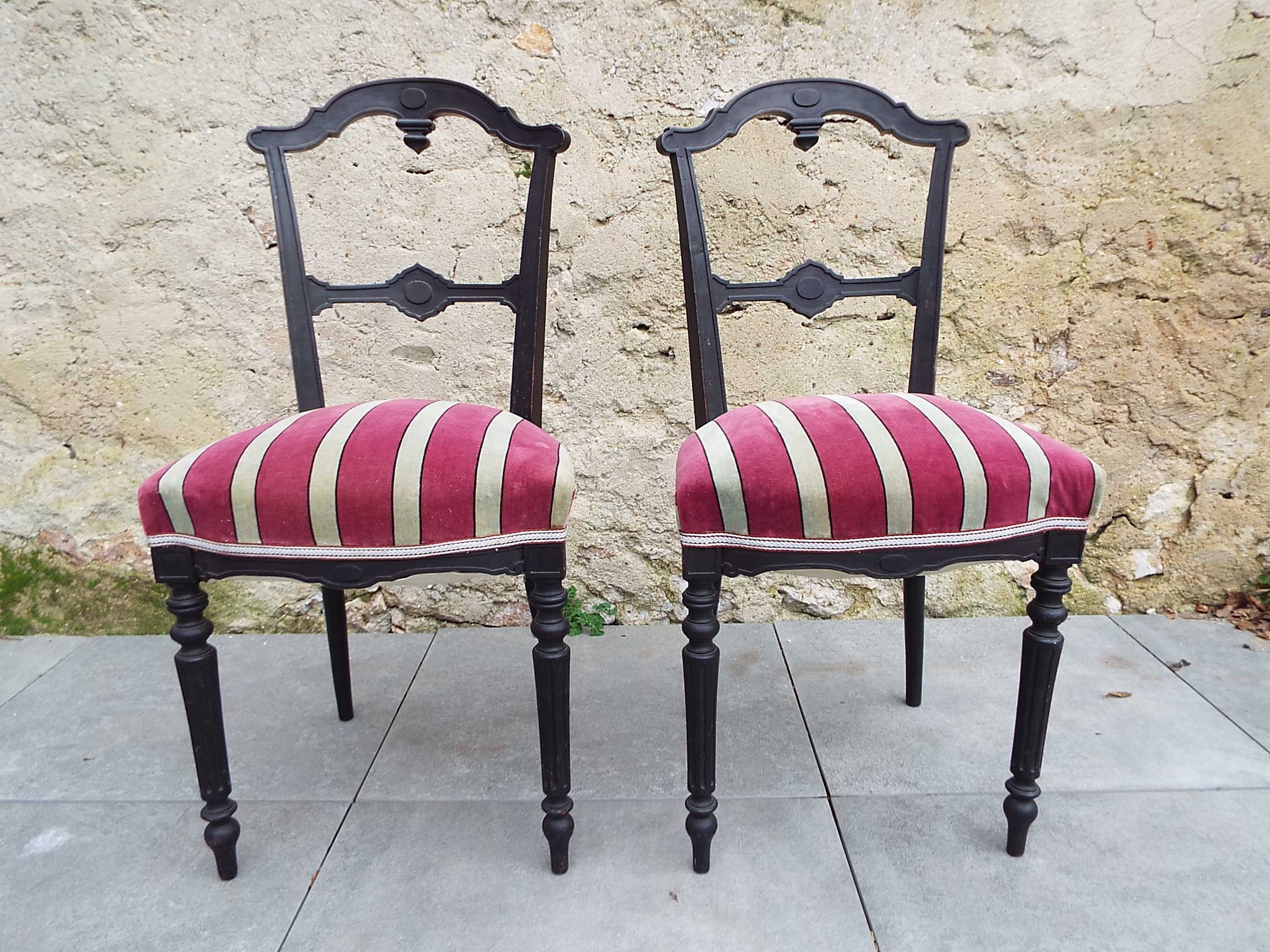 2 chairs Napoleon III style
