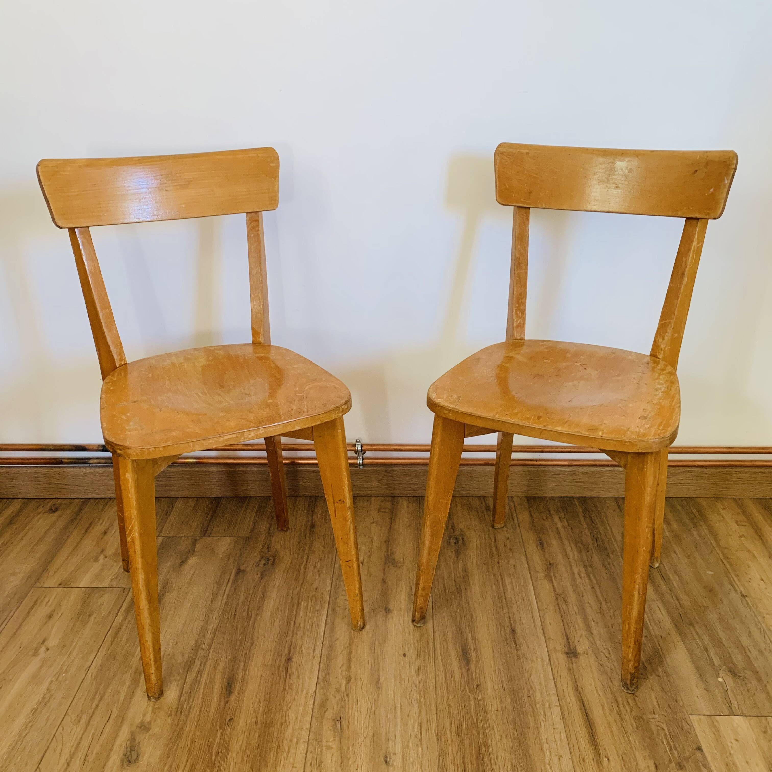Pair of bistro chairs
