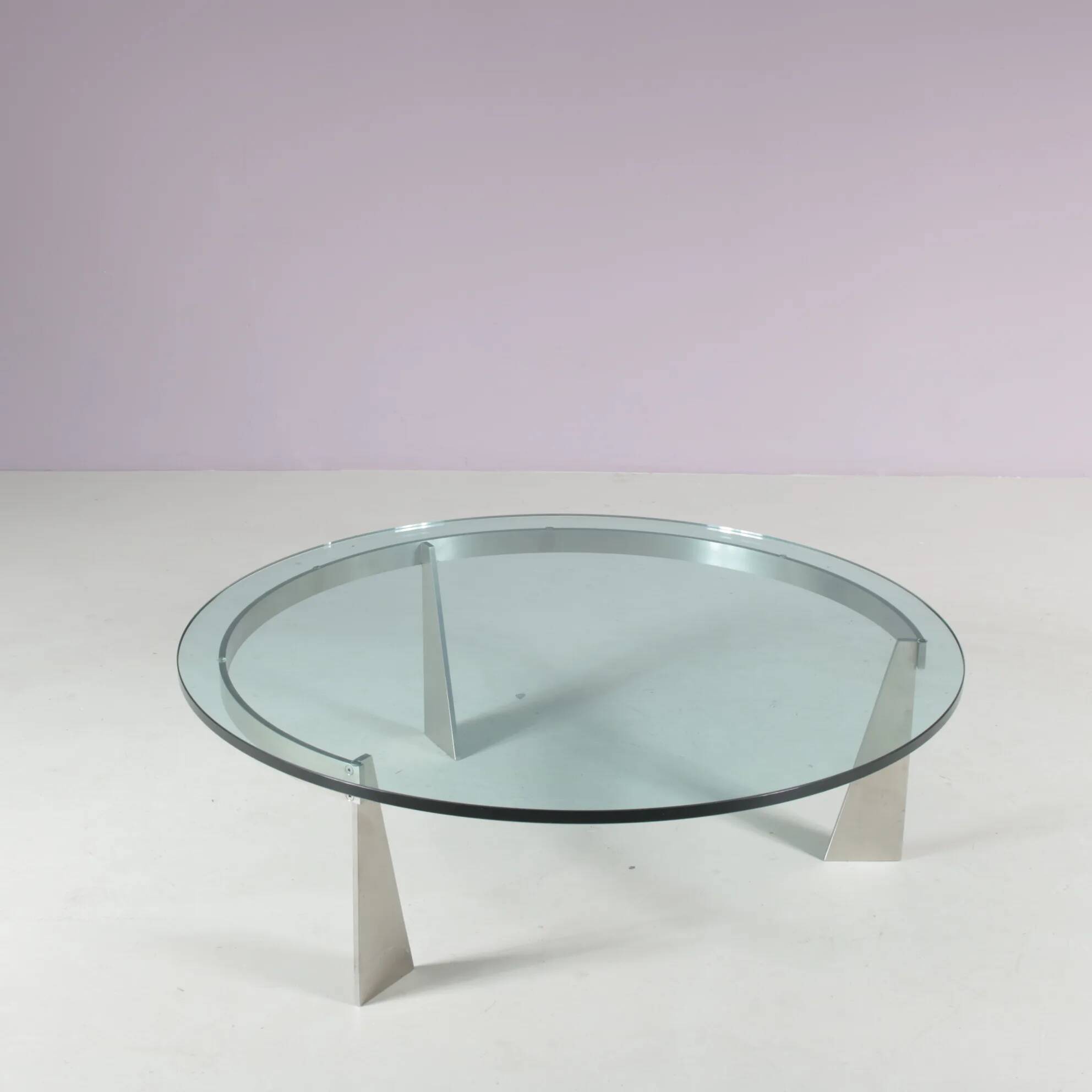 1980s “G3” coffee table by Jus van Beek for Metaform, Netherlands