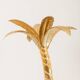 Mid century modern decorative solid brass palm