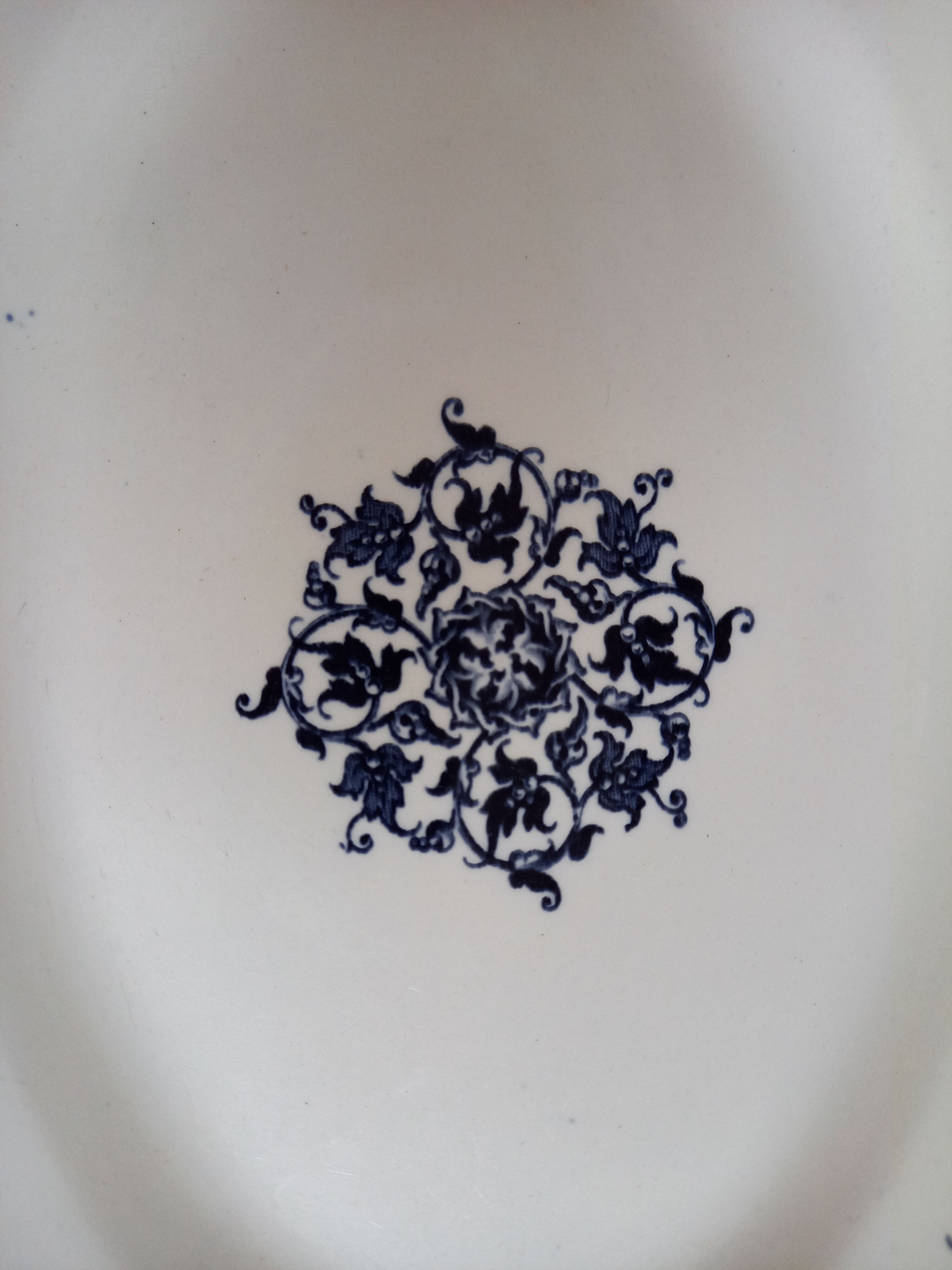 Oval dish Terre de Fer, Brienne model, Manufacture HB&Cie