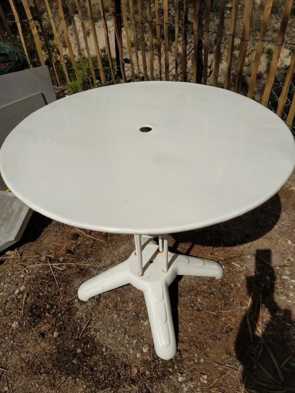 Vintage garden table round Deco