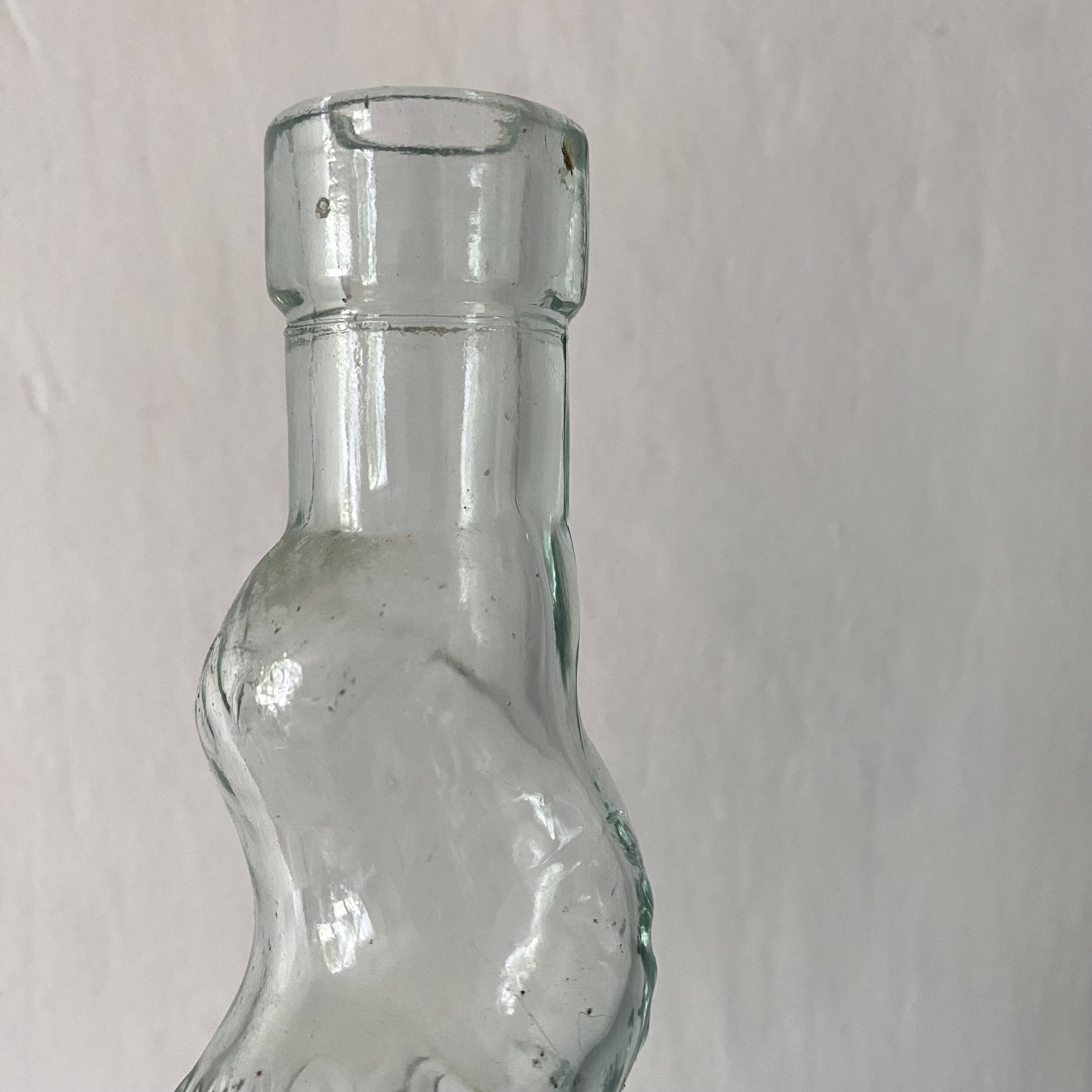 Vintage twisted Italian Empoli bottles