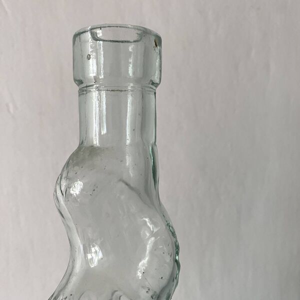 Bouteilles italiennes Empoli torsadées vintage