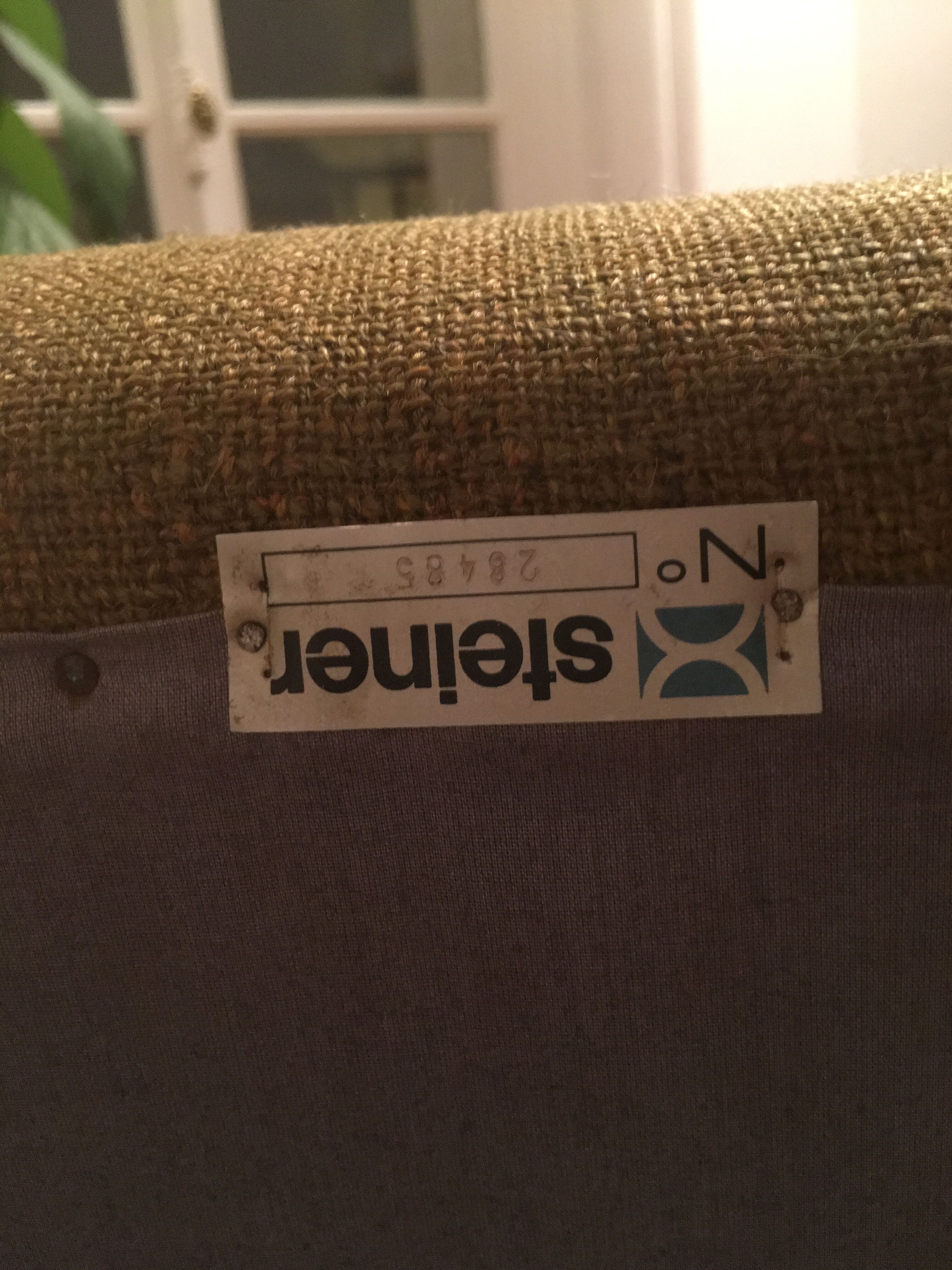 Design armchair Gilbert Steiner, "galleon" model