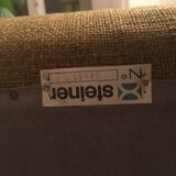 Design armchair Gilbert Steiner, "galleon" model