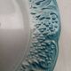 8 antique earthenware dessert plates