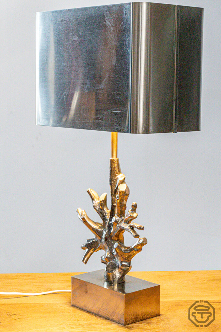 Coral Lamp by Maison Charles, bronze