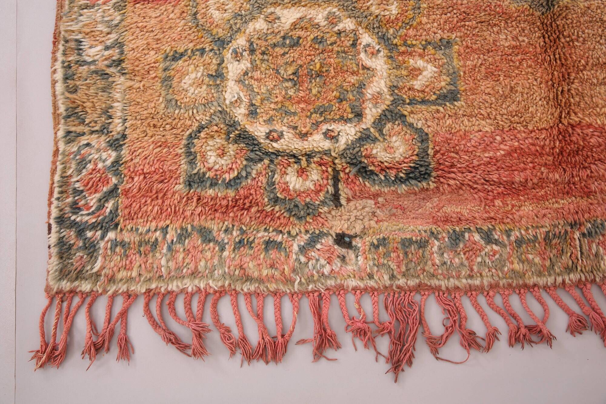 Vintage Moroccan rug 178 x 312 cm - Pink Berber rug - Old Handmade Rug