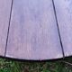 Large table with oval oak shutters 190cm
