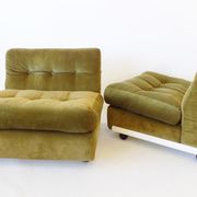 Ensemble de 2 chauffeuses de Mario Bellini 70s