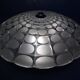 Large German Glass Ceiling Lights, Set of 2, 1960s