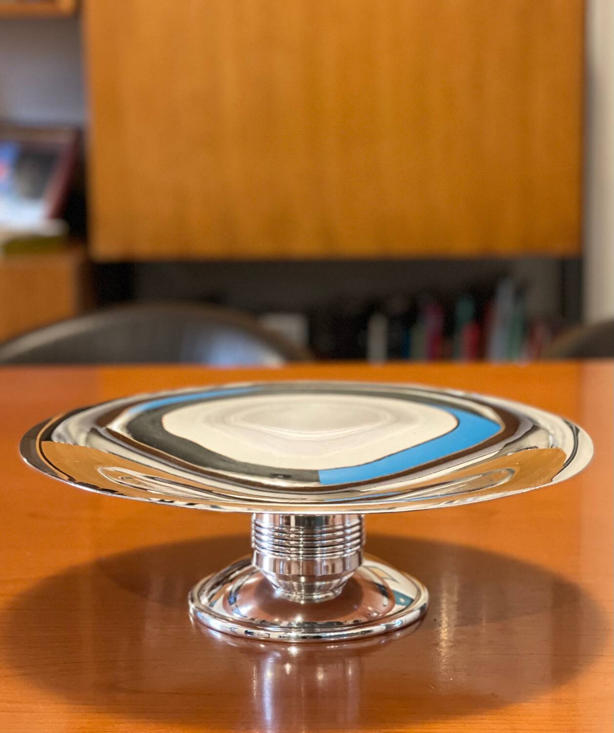 Christofle Alfenide ,coupe  d’époque art déco Luc lanel