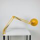 Lampe d'architecte articulée Habitat vintage en métal jaune