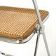 Chaise pliante Plia des années 1970 avec cannage de Vienne par Giancarlo Piretti pour Castelli