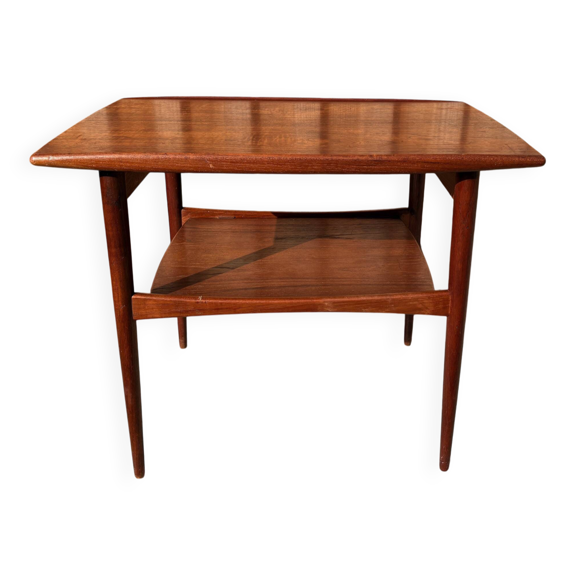 Vintage teak side table – Scandinavian design – 1960s