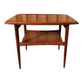 Table d’appoint vintage en teck – design scandinave – années 60