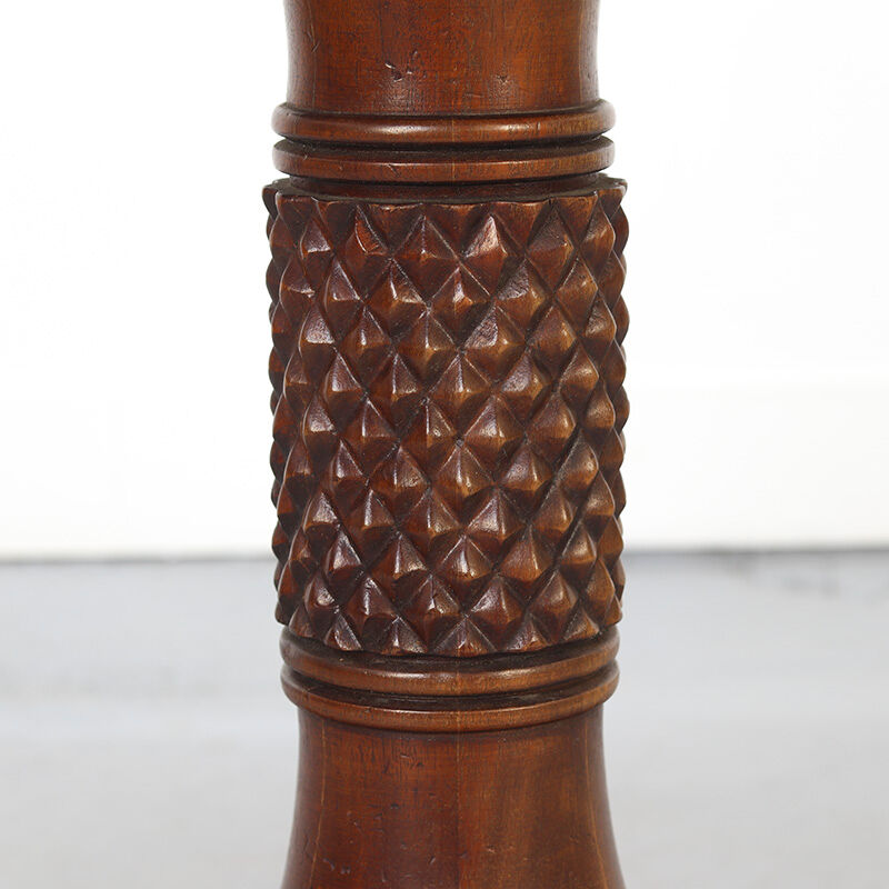 Antique Side Table with Brass top