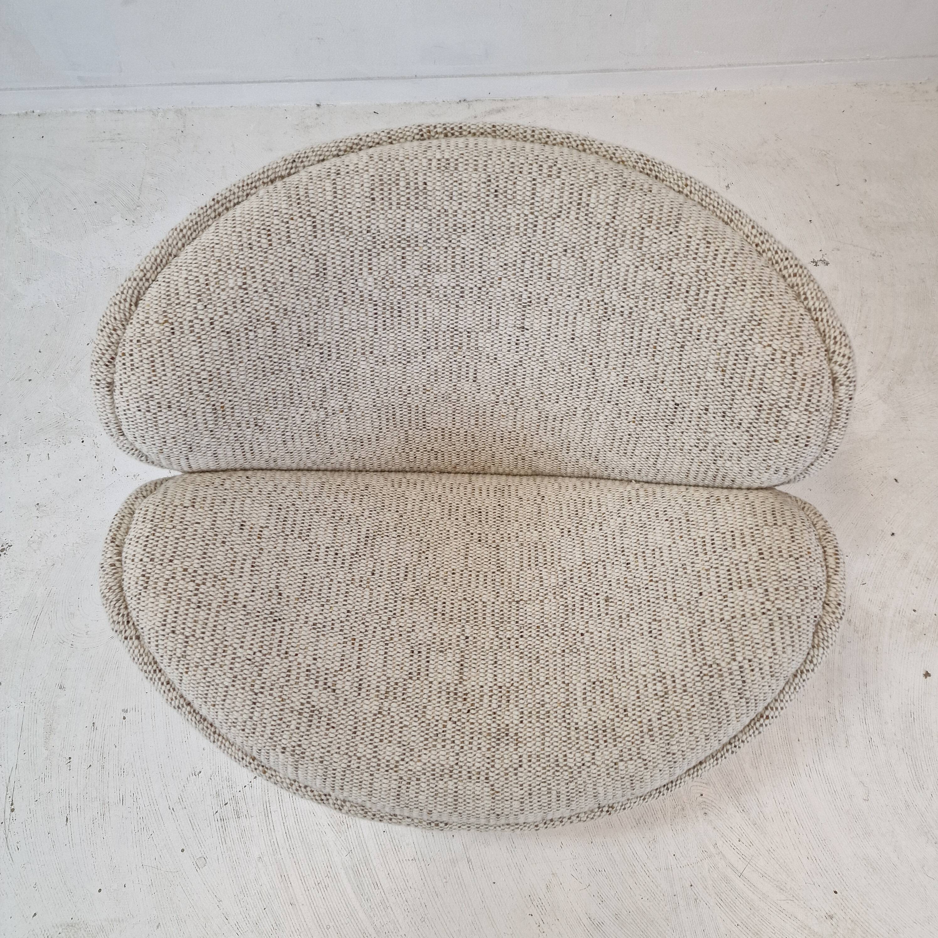 Set of Artifort F438 Orange Slice Chairs by Pierre Paulin, 1959