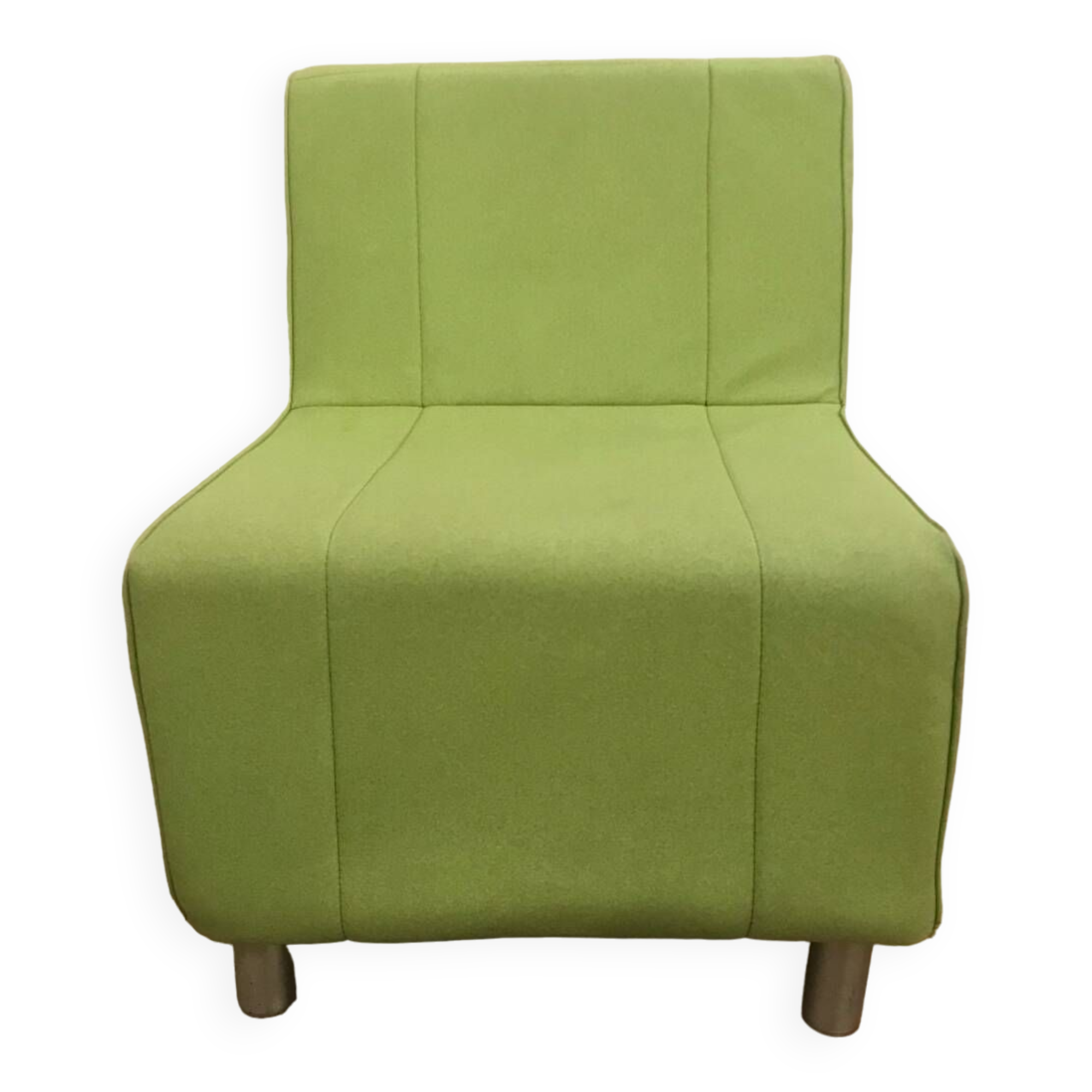 Fauteuil Chauffeuse Salon Vintage Design Vert 1970 Années 70 60