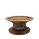Centre de table, coupe en osier, Italie 1960