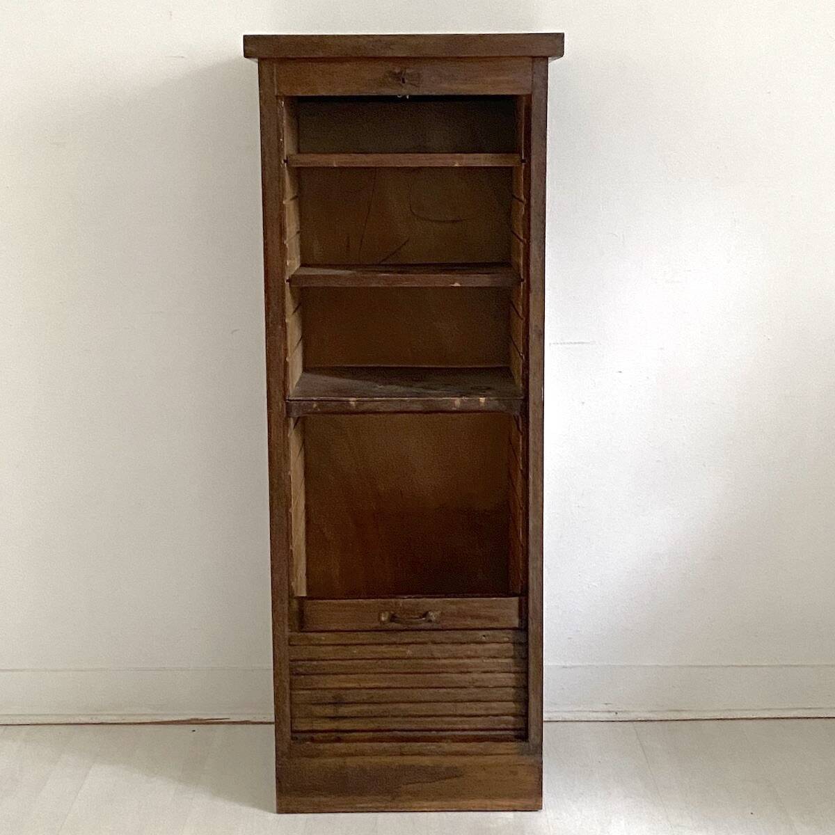 Notary desk with curtain from the 1930s