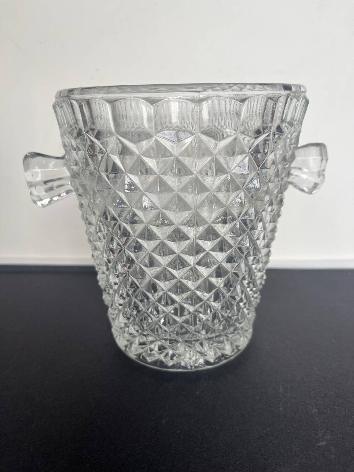 Vintage Cut Glass Ice Bucket